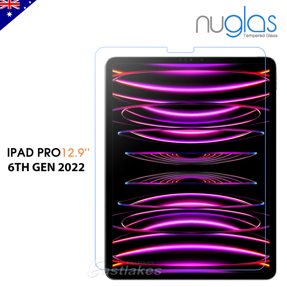 NUGLAS Tempered Glass Screen Protector For All Apple iPad - Eastlakes Electronics